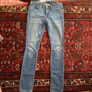 A.G. “The Premiere” Skinny Straight Jeans, light